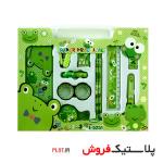 ست لوازم التحریر کیف دار قورباغه