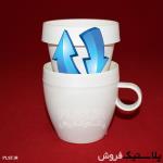 بسته 24 عددی فنجان گیاهی و نگهدارنده آملون